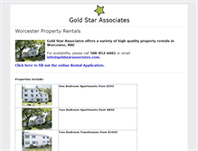 Tablet Screenshot of goldstarassociates.com